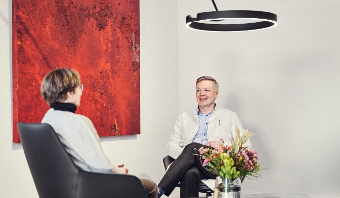 Beratungsgespräch im Sprechzimmer
